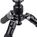 Xiletu FM5S-MINI 5-Section Folding Legs Mini Desktop Tripod Mount(Black)