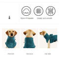 Pet Dog Bathrobe Bath Towel Strong Absorbent Bath Quick-drying Clothes, Size: S
