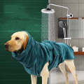 Pet Dog Bathrobe Bath Towel Strong Absorbent Bath Quick-drying Clothes, Size: M