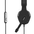 NUBWO U3 Computer Head-Mounted Gaming Subwoofer Headphone, Cable Length:1.6m(Black)