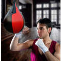 Boxing Speed Ball Fitness Vent Ball Adult Hanging Free Punching Bag(Pear Shape Red & Bllack)
