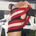 8-shaped Sports Booster Belt Grip Belt Fitness Pull-up Assist Belt Sports Bracer, Size:L(Blue)