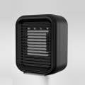 Mini Air Conditioner Heater For Office Desktop CN Plug(Black)