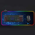 Rubber Gaming Waterproof RGB Luminous Mouse Pad with 14 Kinds of Lighting Effects, Size: 800 x 30...