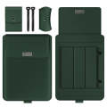 A2 4 in 1 Computer Bracket Liner Bag Storage Bag, Size:13/14 inch(Green)