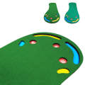PGM GL002 Indoor Golf Putting Trainer Big Feet Mini Golf Practice Blanket, Style:Woolen Blanket