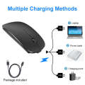 iMICE  E-1300 4 Keys 1600DPI Luminous Wireless Silent Desktop Notebook Mini Mouse, Style:Charging...
