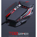 iMICE T80 7 Keys 3200 DPI Macro Programming Mechanical Gaming Wired Mouse, Cable Length: 1.8m(Black)