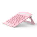 D1601 Laptop Support Folding Heightening Lifting Plate Cooling Bracket(Pink)