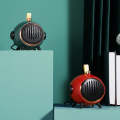 200W Mini Desktop Air Heater Plasma Purification Heater Little Sun,CN Plug( Red)