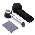 Handheld With Scale With 3 Lights 45 Times Magnifying Glass High-Definition Double Lens Magnifyin...
