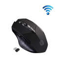 Inphic PM6 6 Keys 1000/1200/1600 DPI Home Gaming Wireless Mechanical Mouse, Colour: Black Wireles...