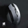 Inphic A1 6 Keys 1000/1200/1600 DPI Home Gaming Wireless Mechanical Mouse, Colour: Gray Wireless+...