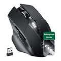 Inphic A1 6 Keys 1000/1200/1600 DPI Home Gaming Wireless Mechanical Mouse, Colour: Black Wireless...