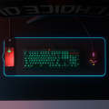 RGB01 15W Wireless Charging Mouse Pad  RGB Luminous Mouse Pad, Size: 810 x 310 x 4mm(Black)