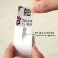 2 PCS Jewelry Tag Price Label Thermal Adhesive Label Paper for NIIMBOT B11 / B3S, Size: Hanging H...