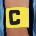 Football Match Armband Elastic Sticker Winding-Type C Marker(Yellow)