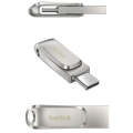 SanDisk Type-C + USB 3.1 Interface OTG High Speed Computer Phone U Disk, Colour: SDDDC4 Silver Me...