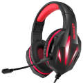 ERXUNG J5 Head-Mounted Gaming Headset Wire-Controlled Desktop Computer Gaming With Microphone  Lu...