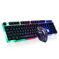 LIMEIDE GTX300 1600DPI 104 Keys USB Rainbow Suspended Backlight Wired Luminous Keyboard and Mouse...