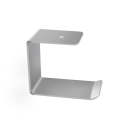 2 PCS Z5 All-Aluminum Alloy Headphone Holder Hanger Hook Wall Display Shelf(Silver Gray)