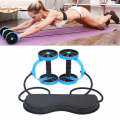 Multifunctional Abdominal Wheel Pull Rope Home Abdominal Training Fitness Equipment Blue