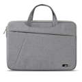 JRC MR30 Laptop Bag Waterproof Shock Absorbing Notebook Hand Inbound Bag, Size: 15 inch(Light Grey)