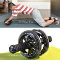SHANLIAN PU Abdominal Wheel Double-Wheel Abdominal Wheel Mute Exercise Fitness Roller with Kneeli...