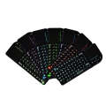 A8 Mini Wireless Mouse And Keyboard With Laser Touchpad Keyboard, Colour: English Colorful Backlight