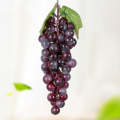 4 Bunches 60 Purple Grapes Simulation Fruit Simulation Grapes PVC with Cream Grape Shoot Props
