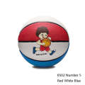 MILACHIC Rubber Material Wear-Resistant Basketball(8502 Number 5 (Red White Blue))