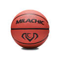MILACHIC Rubber Material Wear-Resistant Basketball(8504 Number 5 (Brown Red))