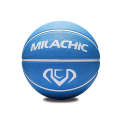 MILACHIC Rubber Material Wear-Resistant Basketball(8506 Number 5 (Blue))
