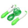 Adjustable Mechanical Counting PVC Skipping Rope Fitness Sports Equipment, Length: 3m(Green White)