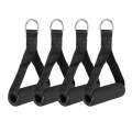2 PCS Yoga Fitness Pull Belt Handle Gymnastics Hammock Handle(Black)