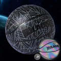 MILACHIC Number 7 Rainbow Reflective Cool Basketball(Stripe 6734)
