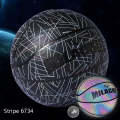 MILACHIC Number 7 Rainbow Reflective Cool Basketball(Stripe 6734)