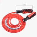 Weight-Bearing Skipping Rope Fitness Exercise Room Skipping Rope, Thickness: 8mm, Length: 3m(Red)