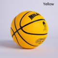 MILACHIC Number 1 Mini Rubber Hollow Glue Stretch Training Basketball(Yellow)