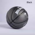 MILACHIC Number 1 Mini Rubber Hollow Glue Stretch Training Basketball(Black)