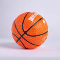 MILACHIC Number 1 Mini Rubber Hollow Glue Stretch Training Basketball(Orange)