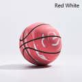 Mini Rubber Hollow Glue Stretch Training Ball(Red White)