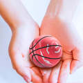 Mini Rubber Hollow Glue Stretch Training Ball(Red)