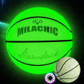 MILACHIC Number 7 Fluorescent Green Holographic Reflective Basketball