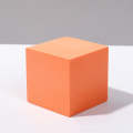 8 PCS Geometric Cube Photo Props Decorative Ornaments Photography Platform, Colour: Small Orange ...
