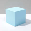 8 PCS Geometric Cube Photo Props Decorative Ornaments Photography Platform, Colour: Large Light B...