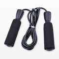 2.8m Special Foam Skipping Rope For Student Exams Outdoor Fitness Skipping Rope(Black)
