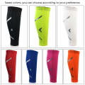 1 Pair Sports Breathable Compression Calf Sleeves Riding Running Protective Gear, Spec: XL (Black)