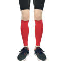1 Pair Sports Breathable Compression Calf Sleeves Riding Running Protective Gear, Spec: M (Red)
