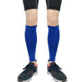 1 Pair Sports Breathable Compression Calf Sleeves Riding Running Protective Gear, Spec: M (Blue)